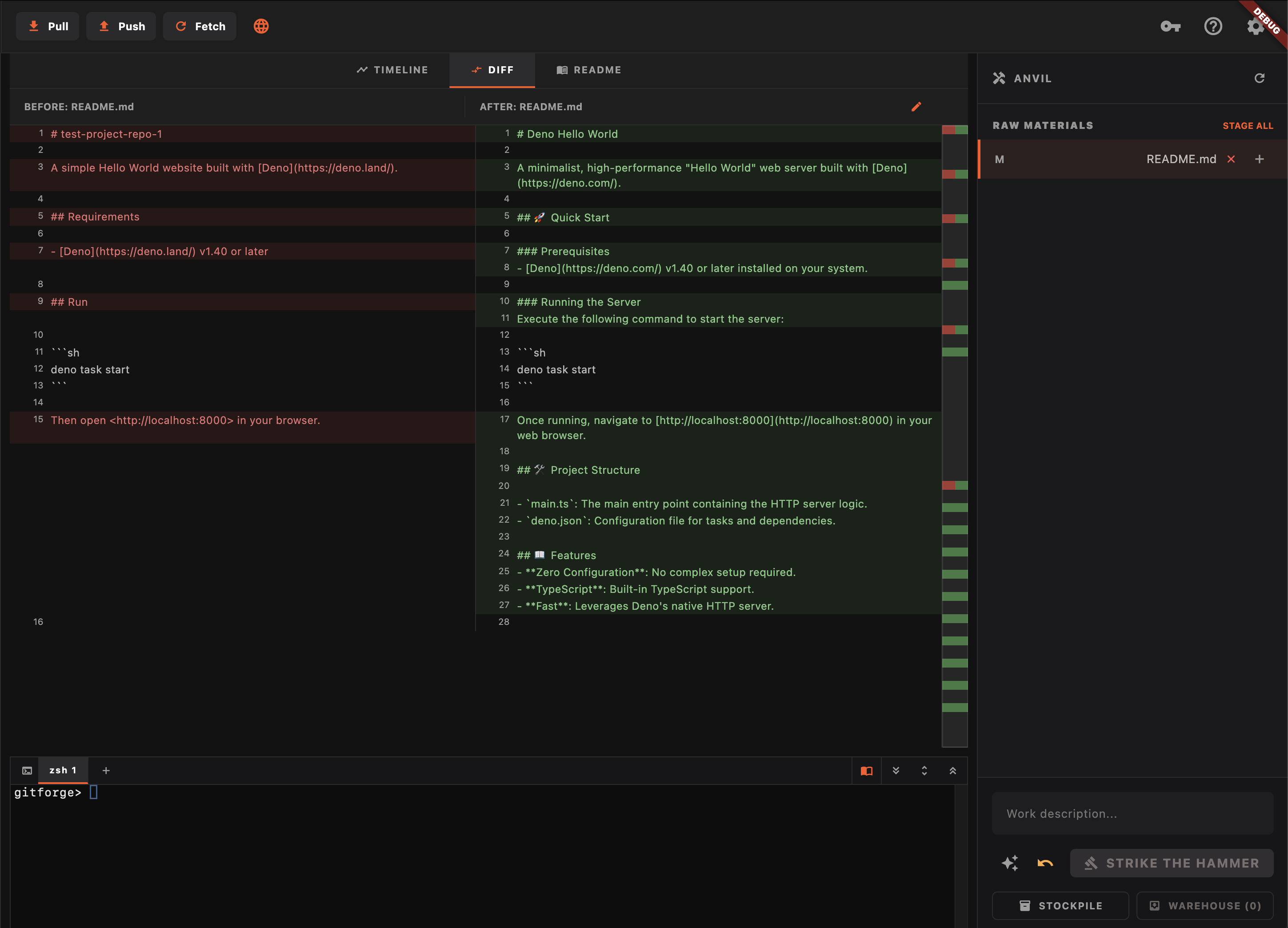 Git Operations & Staging Area