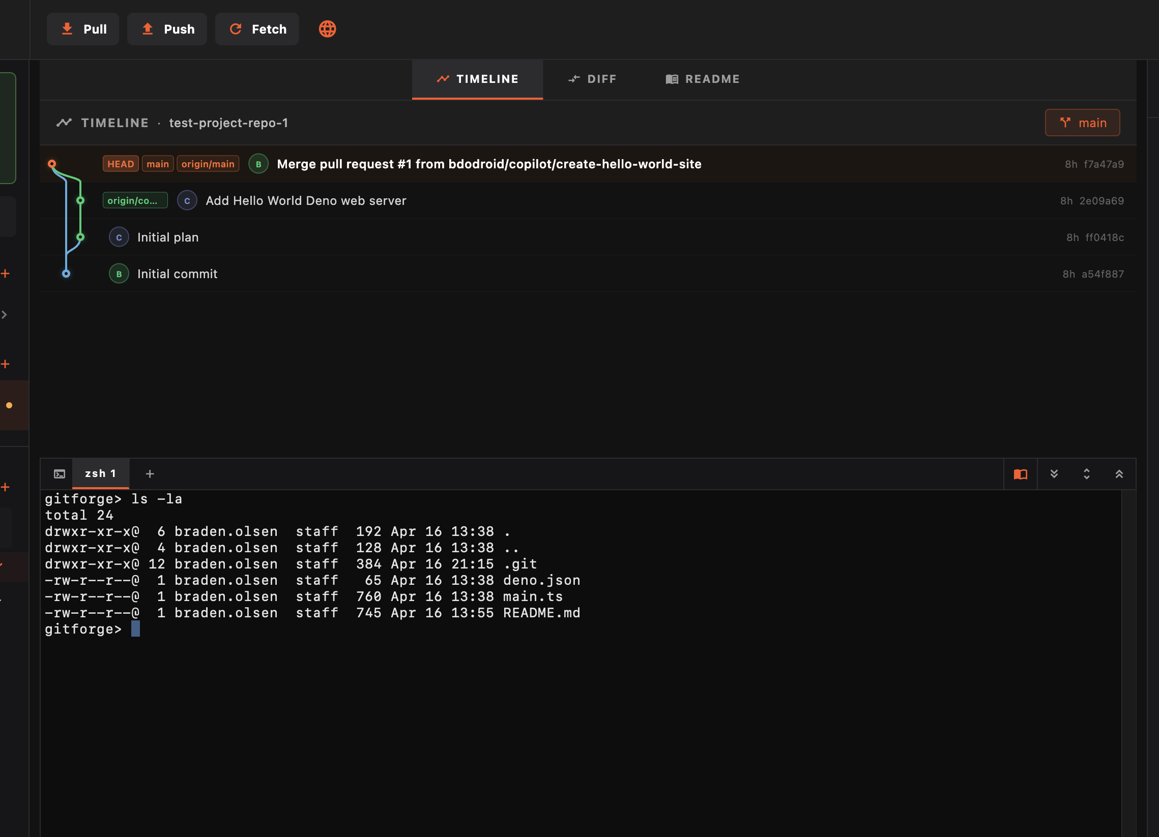 Multi-Tab Terminal Interface